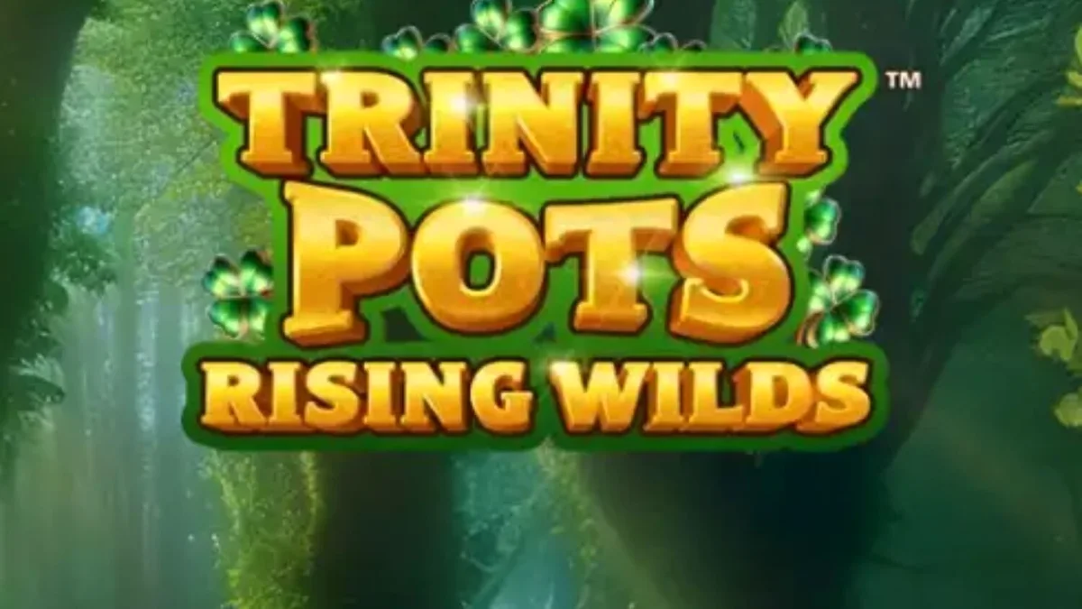 Tampilan visual slot Trinity Pots Rising Wilds dengan tema Irlandia yang ceria
